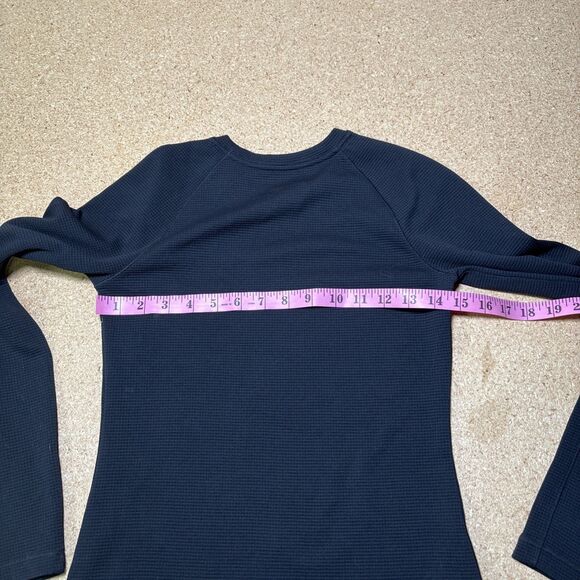 FIGS Waffle Longsleeve Underscrub Classic Black Long Sleeve Shirt Size XXS H3 - Picture 5 of 6